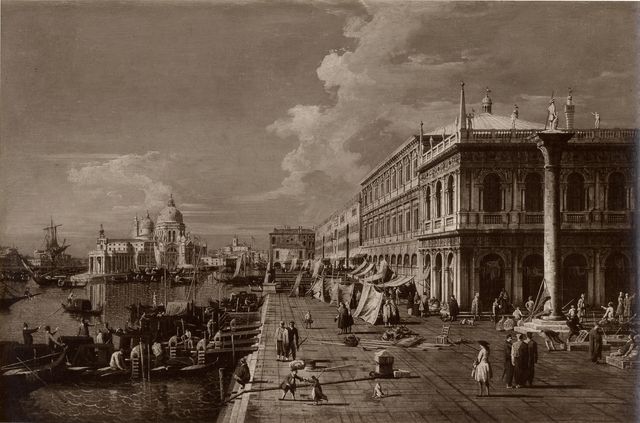 A. C. Cooper — Canaletto. The Entrance to the Grand Canal. — insieme